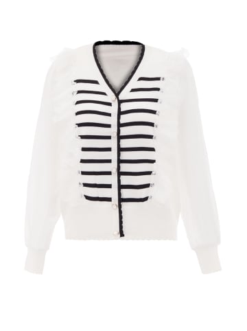 NAEMI Damen Pullover in Weiss