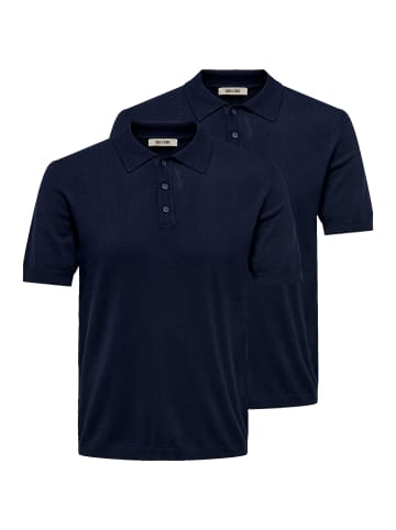 ONLY & SONS Poloshirt Wyler in Dark navy