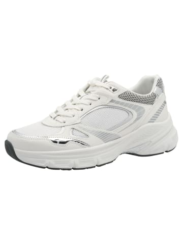 Tamaris Sneaker in WHITE/SILVER