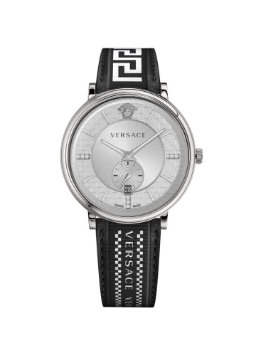 Versace Schweizer Uhr V-circle in schwarz