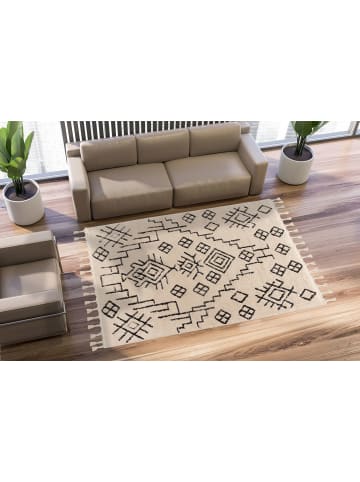 Teppich Boss Kurzflor Teppich Leif 525 - Weiß