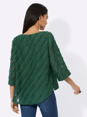 creation L Schlupf-Bluse in moos