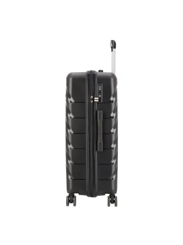D&N Travel Line 4100 4 Rollen Trolley L 74 cm in black