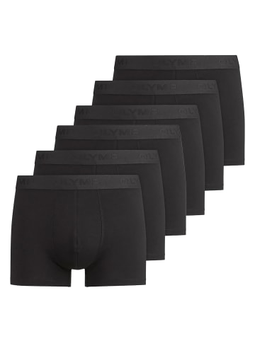 OLYMP  Boxershort 6er Pack in Schwarz