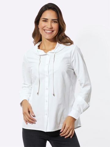 Sieh an! Langarm-Bluse in ecru