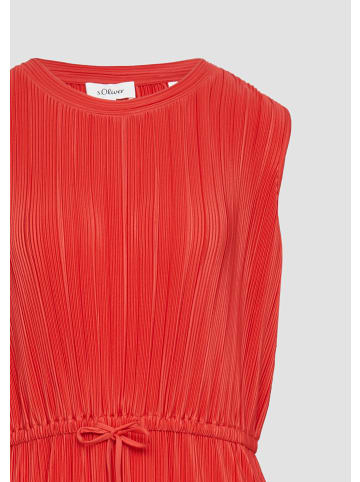 s.Oliver Kleid lang in Rot