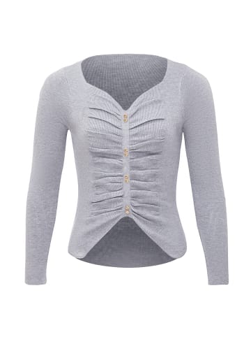 leo selection Damen Strickpullover in Grau