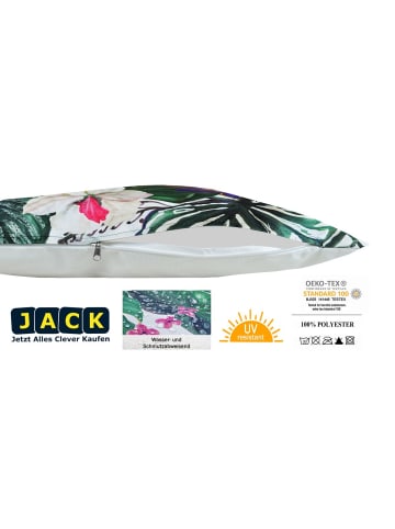 JACK 2er Set Motiv Outdoor Kissenhülle Kissenbezug 45x45cm in Regenwald