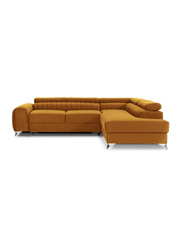 MF Design Lauryn Recamiere Rechts in Senfgelb -  (L) 205 x (B) 278 x (H) 92 cm