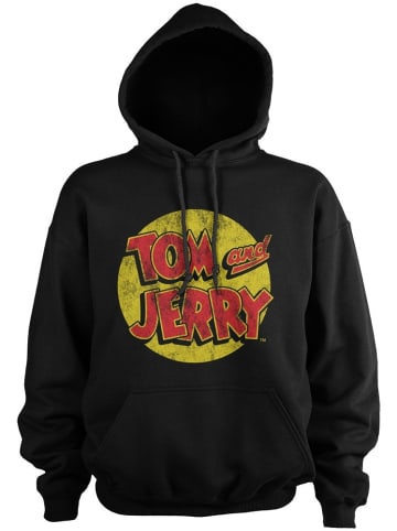 Tom & Jerry Hoodie "Washed Logo Big Tall Hoodie" in Schwarz