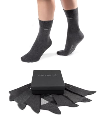 camano Socken 7er Pack ca-soft in anthracite melange