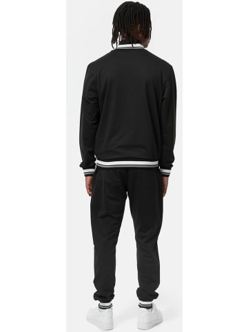 Lonsdale Trainingsanzug "Poolewe" in Schwarz