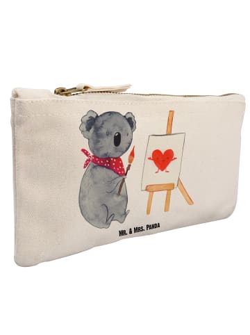 Mr. & Mrs. Panda Schminktasche Koala Künstler ohne Spruch in Weiß