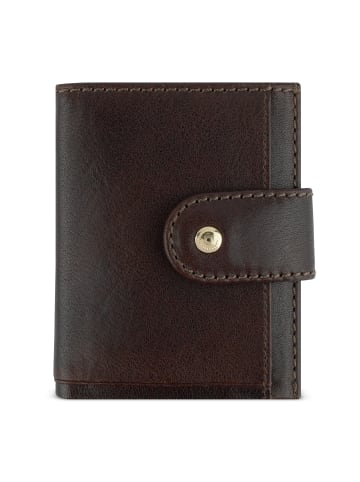 Bugatti Neaples Geldbörse RFID Schutz Leder 7.5 cm braun