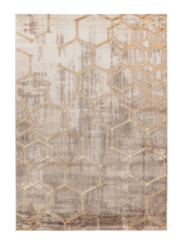 Kayoom Kayoom Neu 2026 Wohnzimmer Kurzflor Teppich Smooth Flow 125 beige in beige