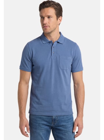 Redmond Poloshirt Basic in Blau / Orange
