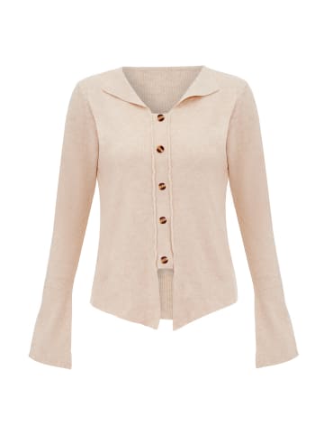 SANIKA Strickjacke in Beige