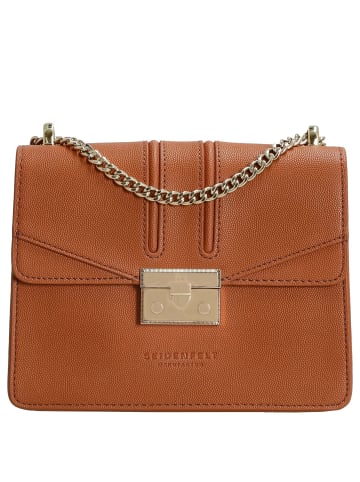 Seidenfelt Roros - Schultertasche 21 cm (soft cream) in caramel