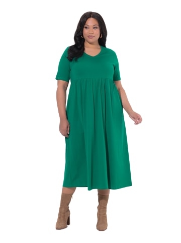 Ulla Popken Kleid in smaragd grün