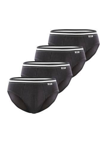 DIM Slip Coton Stretch in Schwarz
