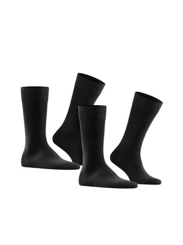 Falke Socken 2er Pack in Schwarz