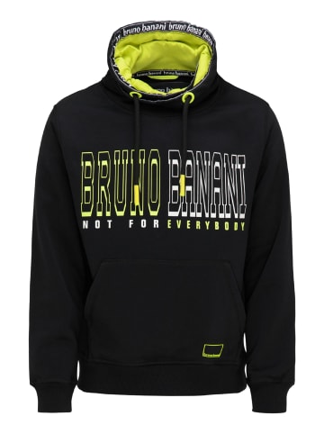 Bruno Banani Hoodie ohne Reißverschluss COLE in Schwarz