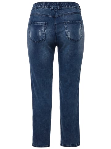 Ulla Popken Jeans in dark blue denim