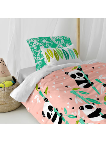 Happy Friday Panda garden Bettbezug set 2 teiliges