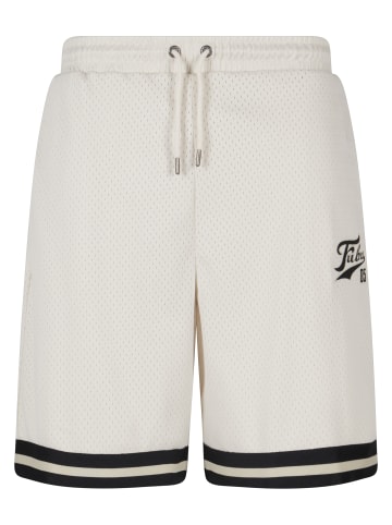 FUBU Mesh Shorts in creme/black