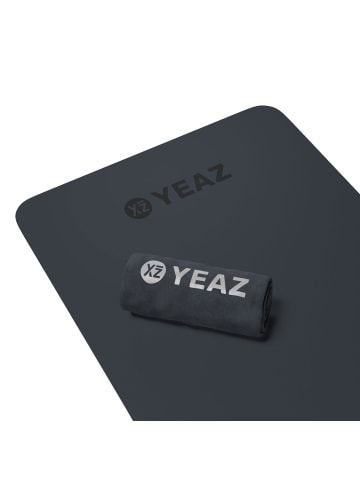 YEAZ CARESS Set - Handtuch & Matte in schwarz