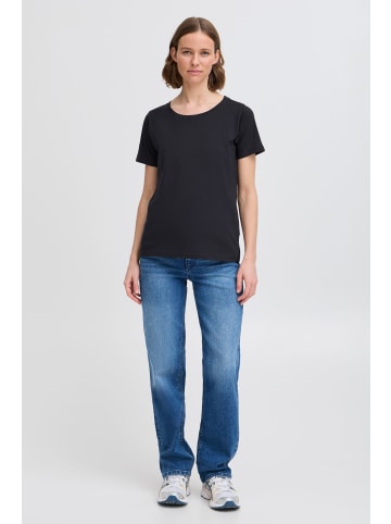 North Bend Rundhalsshirt NBGita W Set in Schwarz