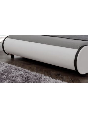 Corium LED Bett Valencia mit Matratze in Weiß (B)140cm