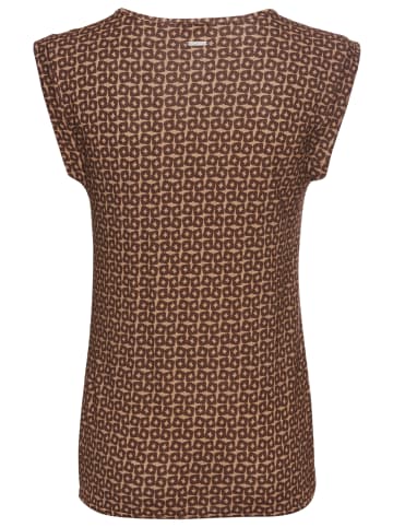 Laura Scott T-Shirt in camel-braun