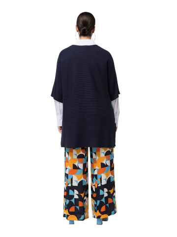 Ulla Popken Oversized-Pullover in marine