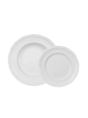 Villeroy & Boch Teller-Set, 2-teilig, für 1 Person Manoir in weiß