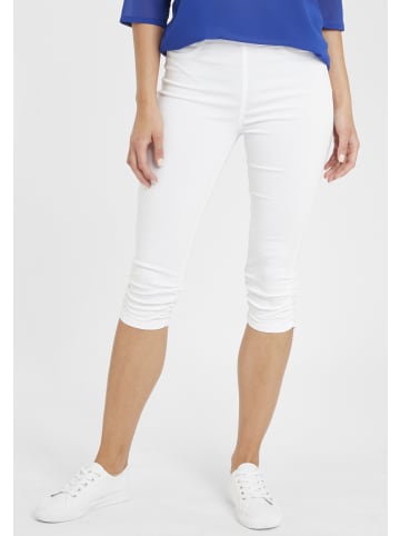 b. young BYKEIRA BYDIXI CAPRI - Bengalin Slim fit in Optical White