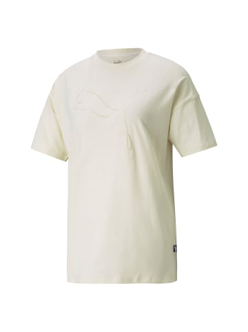 Puma T-Shirt 1er Pack in Weiß (Ivory Glow)