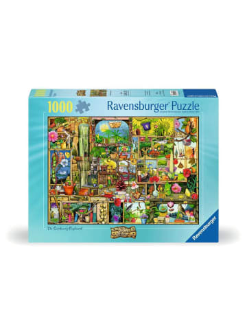 Ravensburger Puzzle 1.000 Teile Erwachsenenpuzzle 1000 Teile - Colin Thompson - Grandioses Gartenregal Ab 14 Jahre in bunt