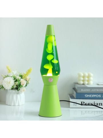 i-Total Lavalampe Magie Einzigartiges für Ihr Zuhause Pastell Grünes Spaceship