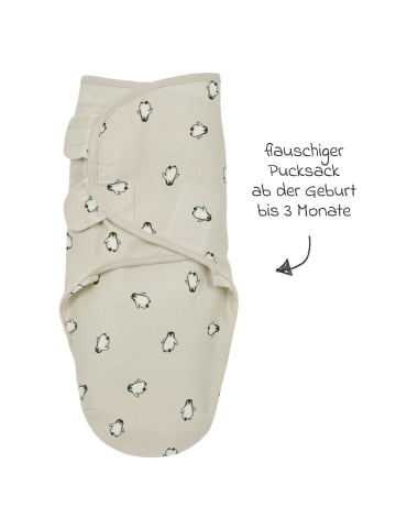 Meyco Pucksack - Penguin - Soft Sand - Gr. 0 in beige