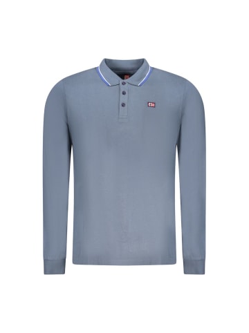 NORWAY 1963 Blau Baumwolle Herren Polo Hemd