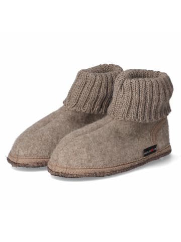 HAFLINGER Hüttenschuh in beige