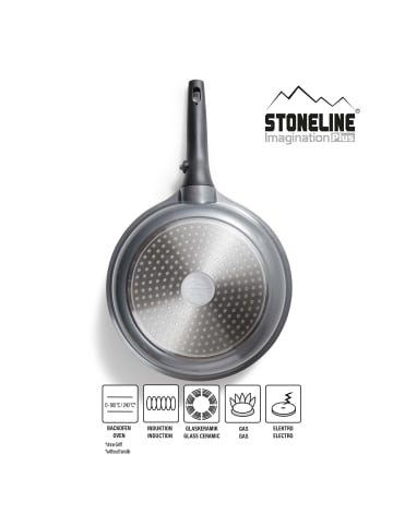 Stoneline Imagination PLUS Bratpfanne 28cm mit abnehmbarem Griff in Anthrazit