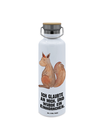 Mr. & Mrs. Panda Trinkflasche Aus Edelstahl Einhorn Glauben mit ... in Weiß