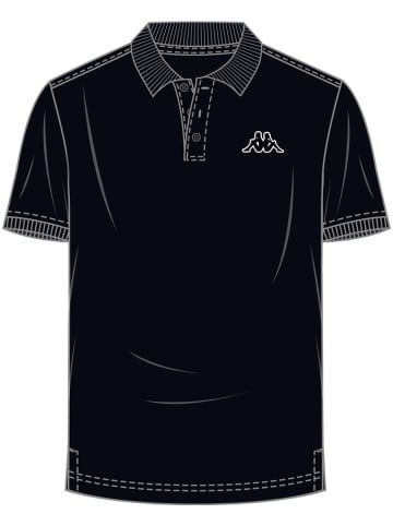 Kappa Polo "Poloshirt" in Schwarz