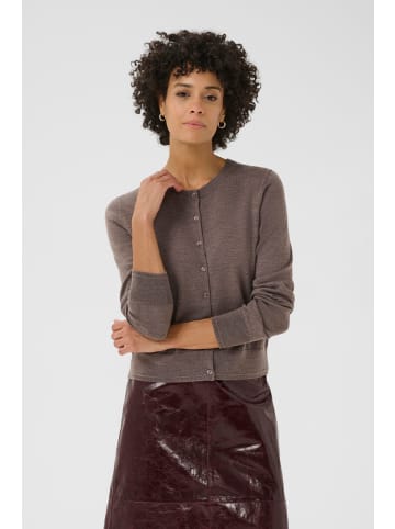 PART TWO Strickjacke NoelaniPW Gerade Passform in Falcon Melange