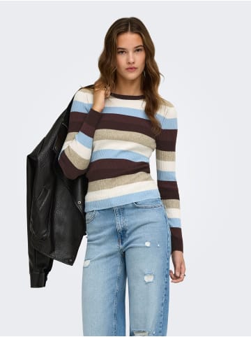 ONLY Strickpullover in Coffee Bean