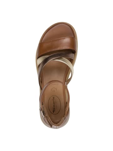 Tamaris WIDE FIT Sandale in NUT COMB