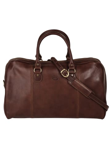 piké Reisetasche CALABRIA MEDIO echt Leder in braun