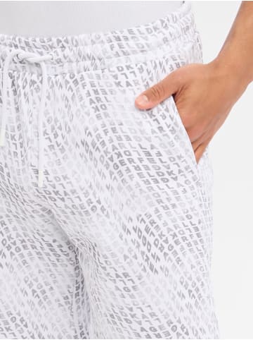 Karl Lagerfeld Shorts in weiß grau - 0002